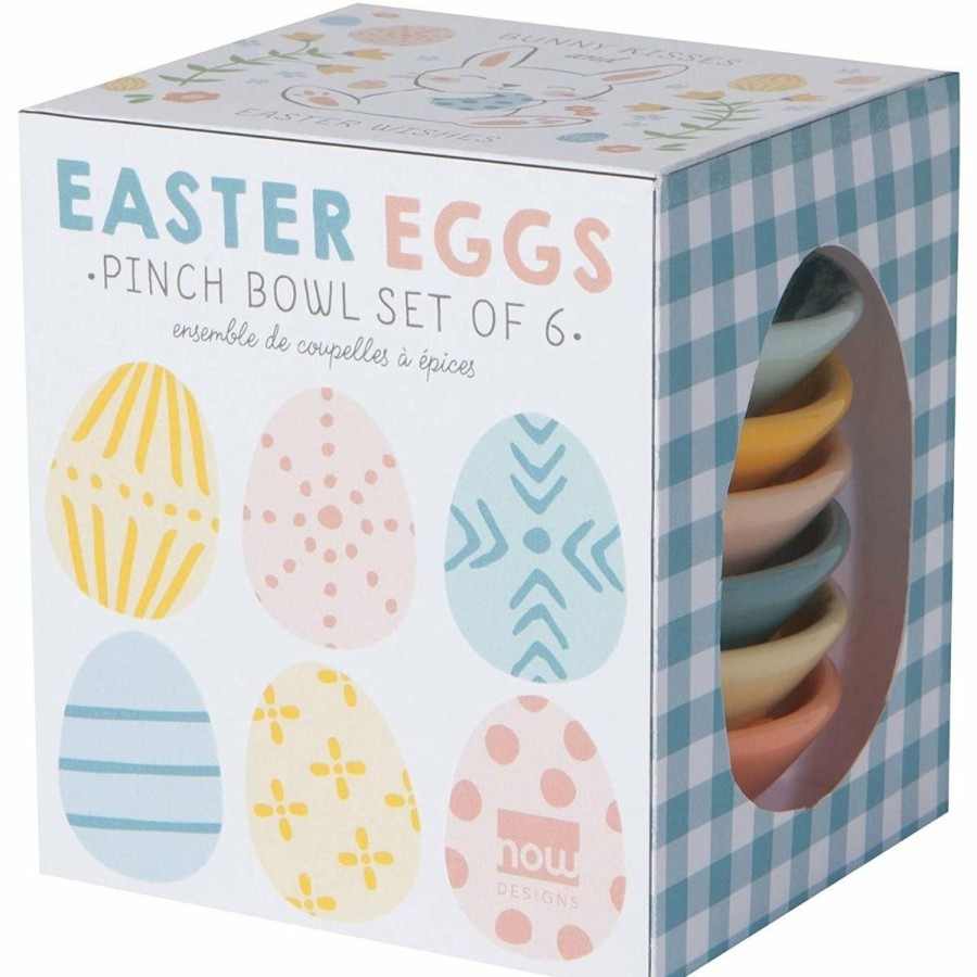 Glassware & Tabletop * | Danica Brands Now Designs By Danica 2Oz Pinch Bowls (Set Of 6) | Easter Eggs