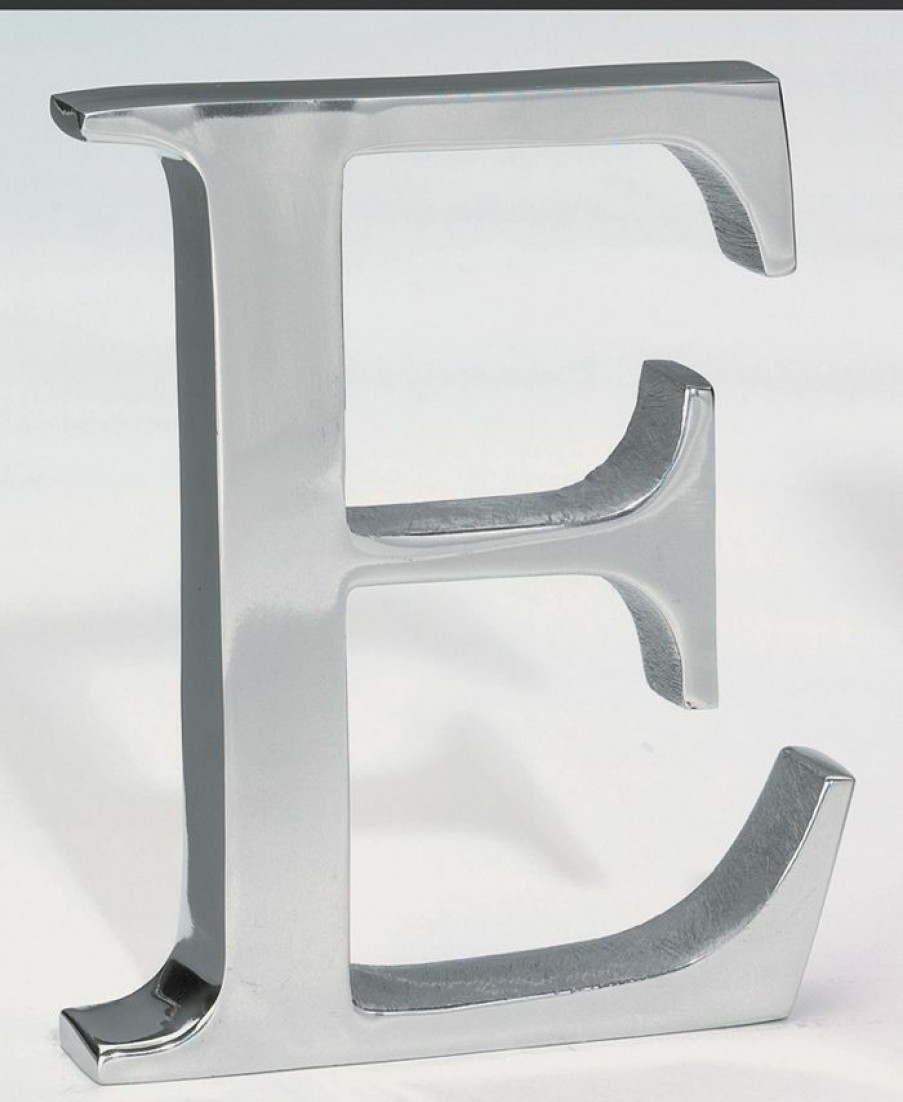 Misc_Gifts * | St. Croix Kindwer 6 Aluminum Letter E Silver