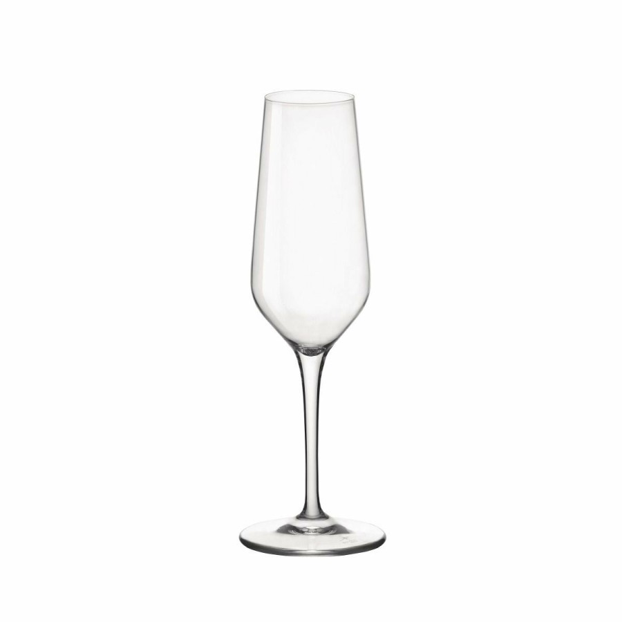 Glassware & Tabletop * | Bormioli Rocco 7.75Oz Electra Flute Glasses | Set Of 6