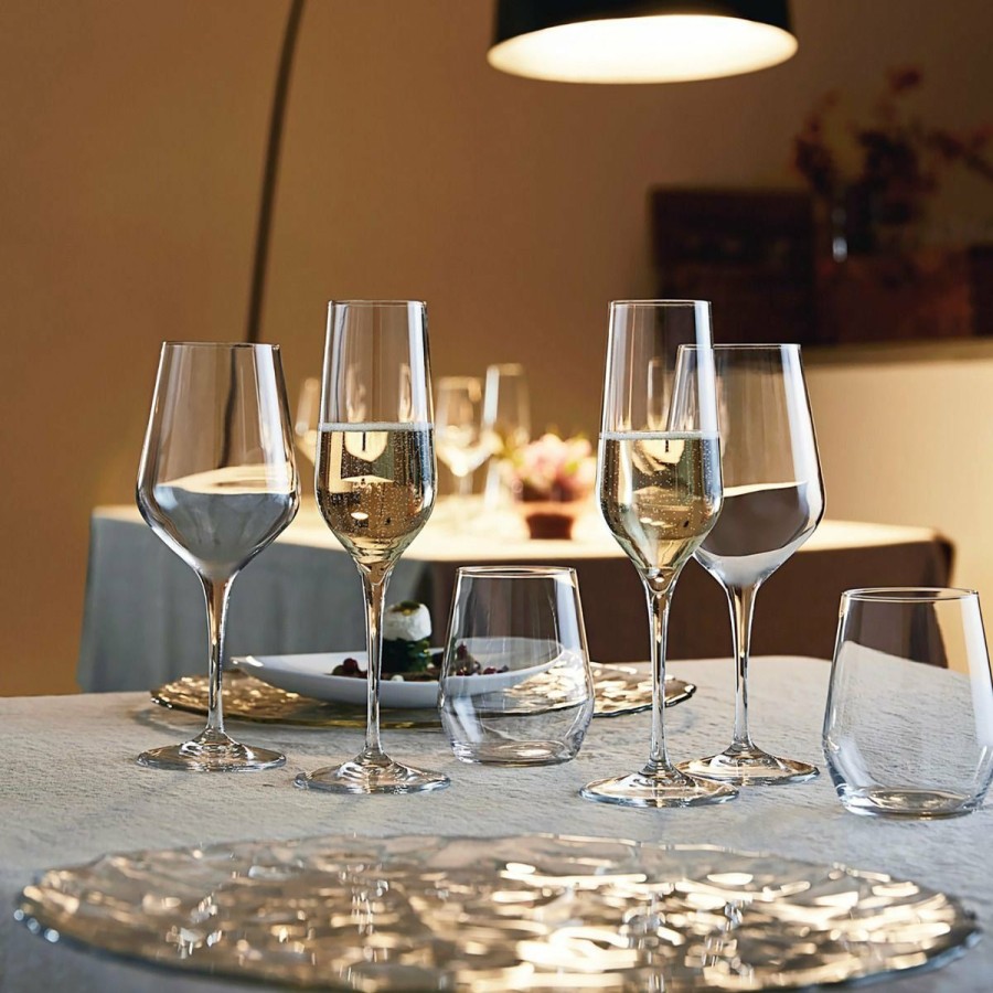 Glassware & Tabletop * | Bormioli Rocco 7.75Oz Electra Flute Glasses | Set Of 6