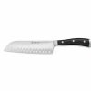 Knives * | Wusthof Cutlery Wusthof Classic Ikon 7 Santoku Knife | Hollow Edge