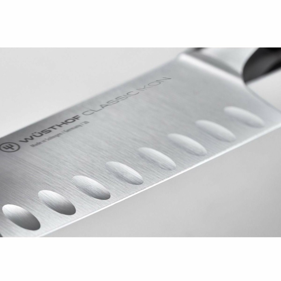 Knives * | Wusthof Cutlery Wusthof Classic Ikon 7 Santoku Knife | Hollow Edge