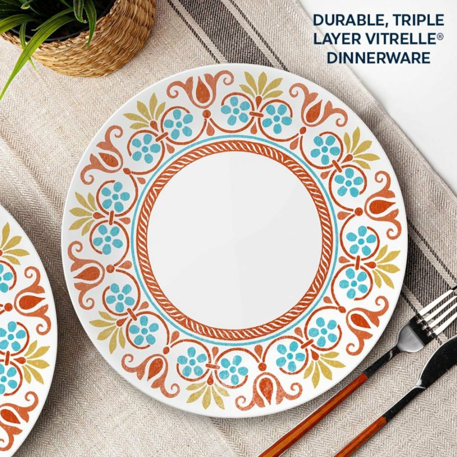 Glassware & Tabletop * | Corelle Dinner Plates (Set Of 6) | Terracotta Dream