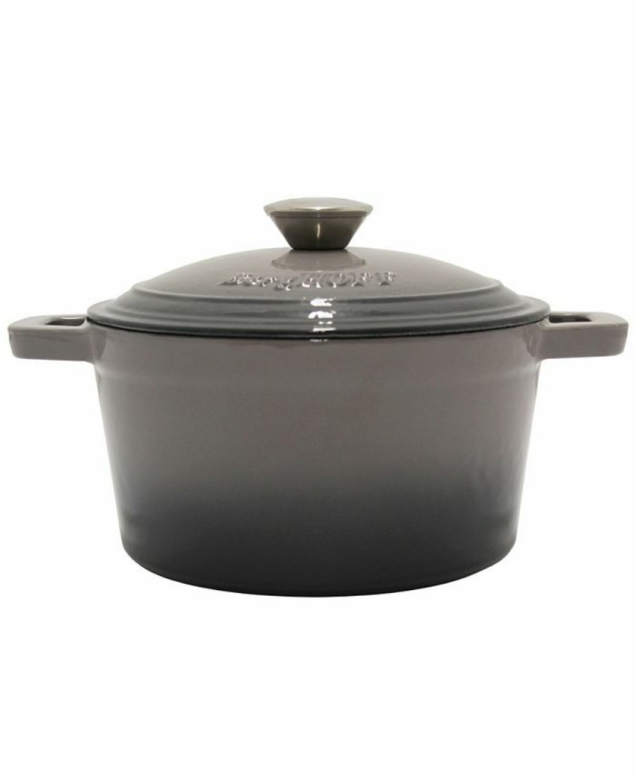 Kitchen * | Berghoff Neo Cast Iron Covered Dutch Oven, 3 Quart Gray