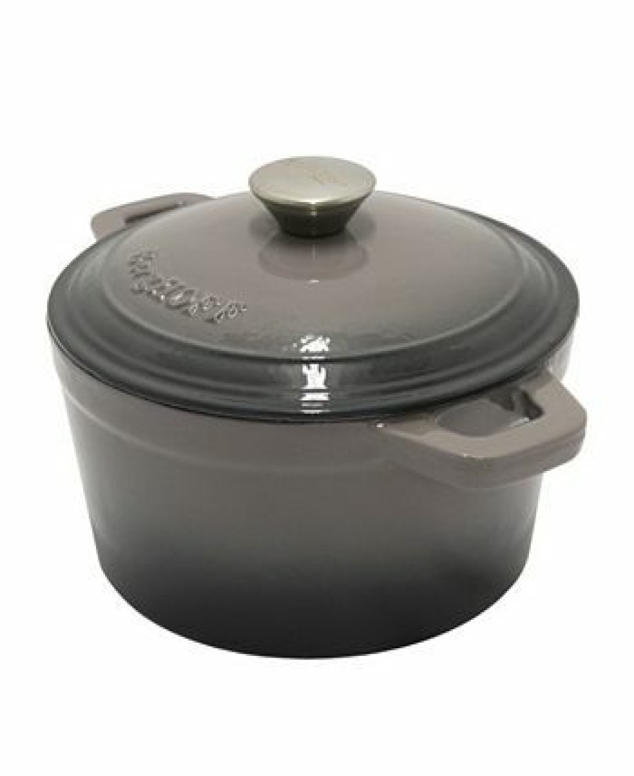 Kitchen * | Berghoff Neo Cast Iron Covered Dutch Oven, 3 Quart Gray