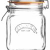 Glassware & Tabletop * | Kilner Swing Top Square Glass Jar | 1L