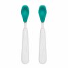 Glassware & Tabletop * | Oxo Tot Feeding Spoon Set With Soft Silicone | Teal