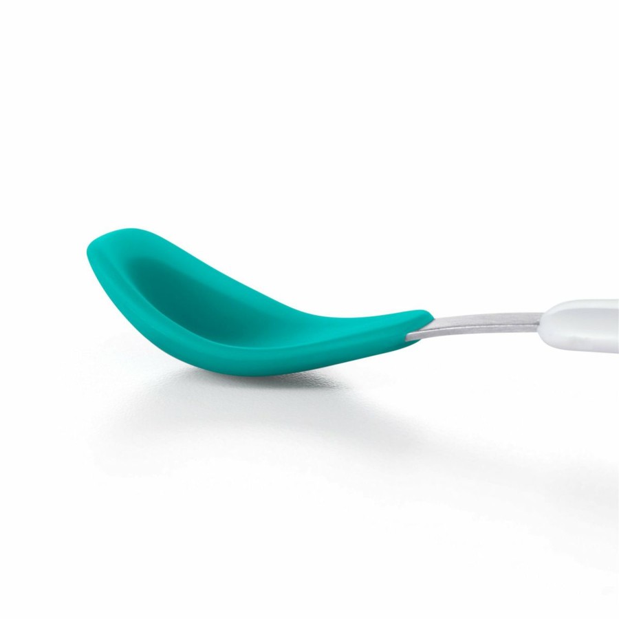 Glassware & Tabletop * | Oxo Tot Feeding Spoon Set With Soft Silicone | Teal