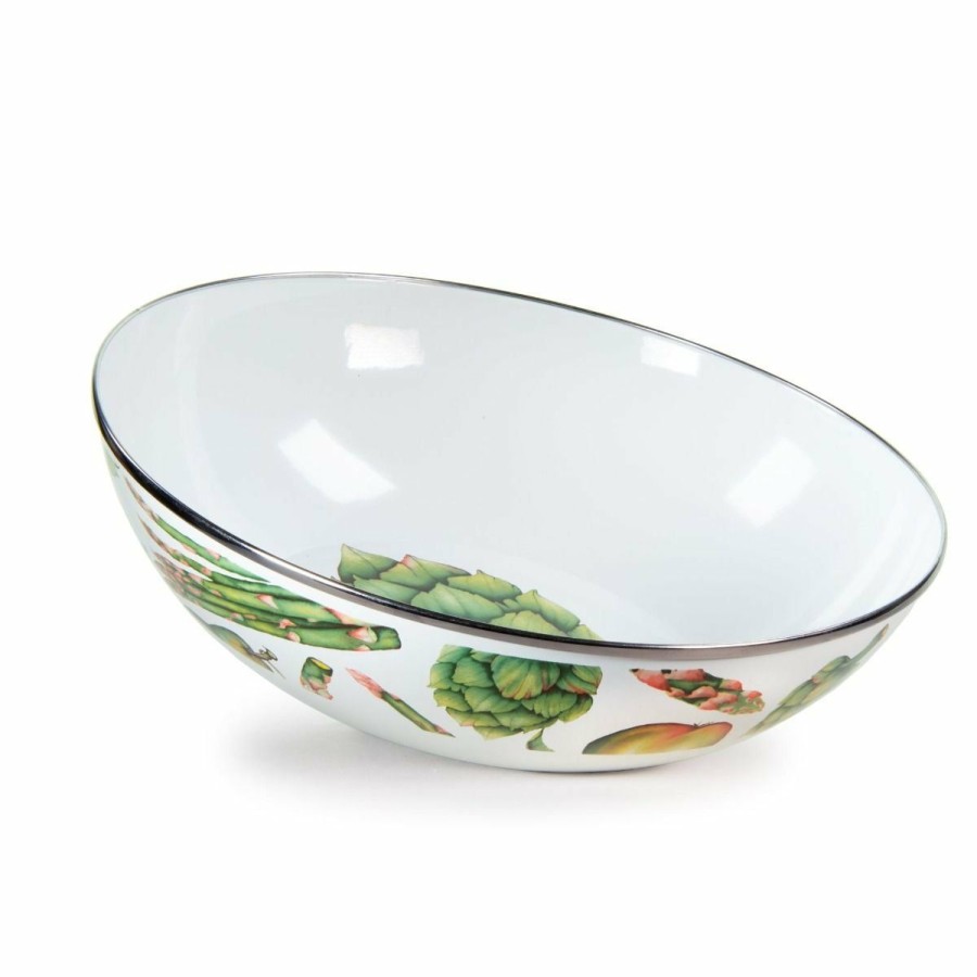 Glassware & Tabletop * | Golden Rabbit Enamelware 14 Catering Bowl | Fresh Produce