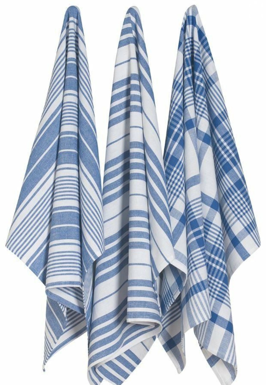 Glassware & Tabletop * | Danica Brands Now Designs By Danica Jumbo Dishtowels (Set Of 3) | Royal