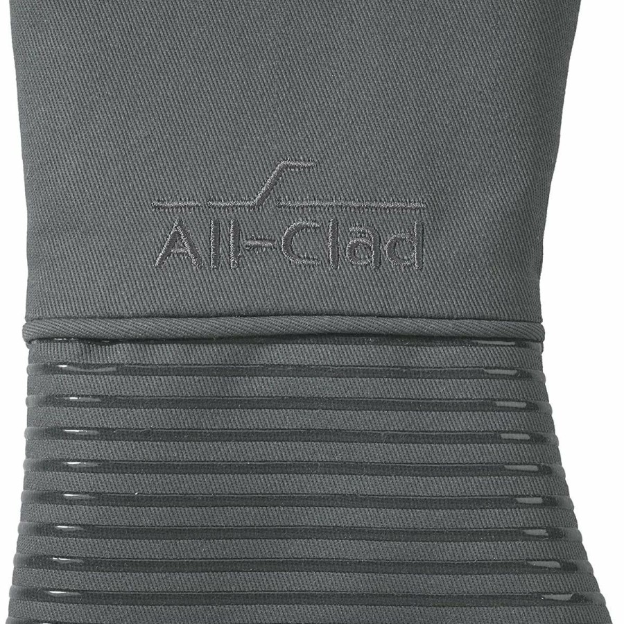 Glassware & Tabletop * | All-Clad Silicone Oven Mitt | Pewter