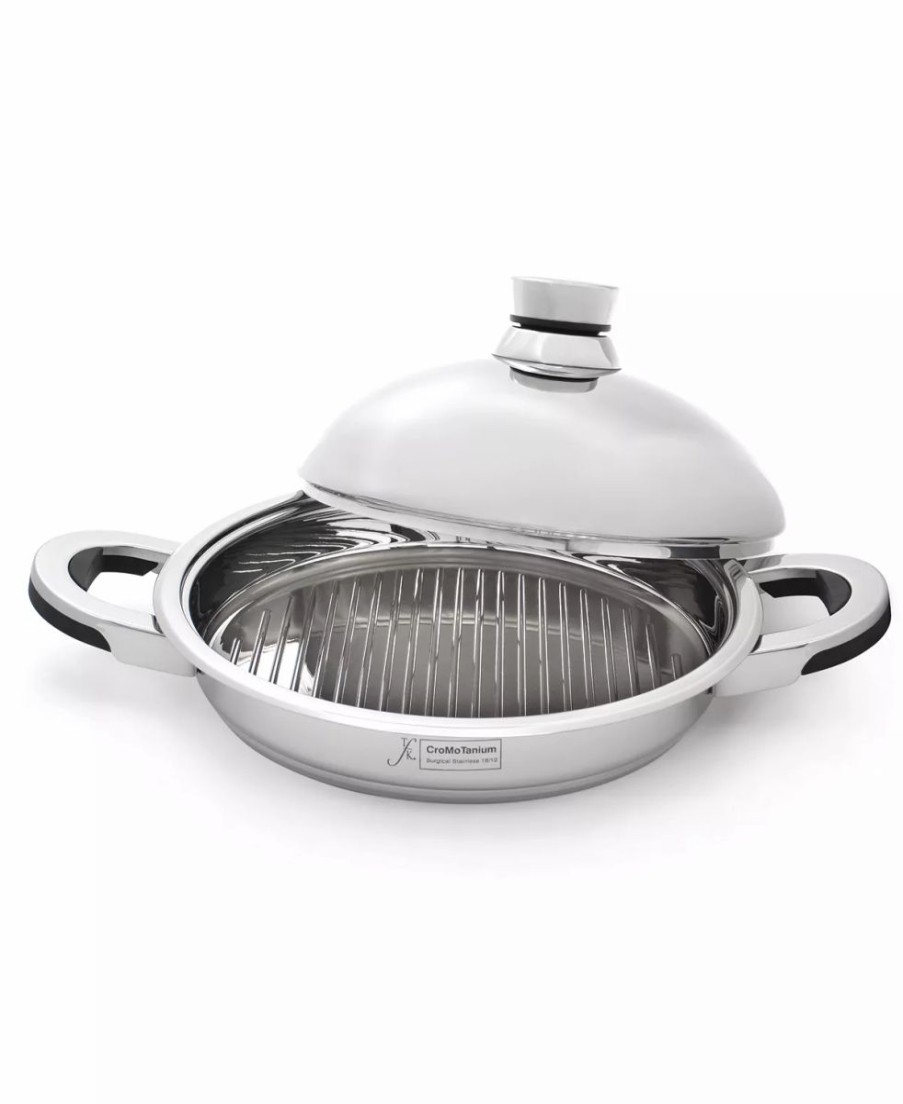 Kitchen * | Berghoff Tfk 12 Grill Pan Silver-Tone