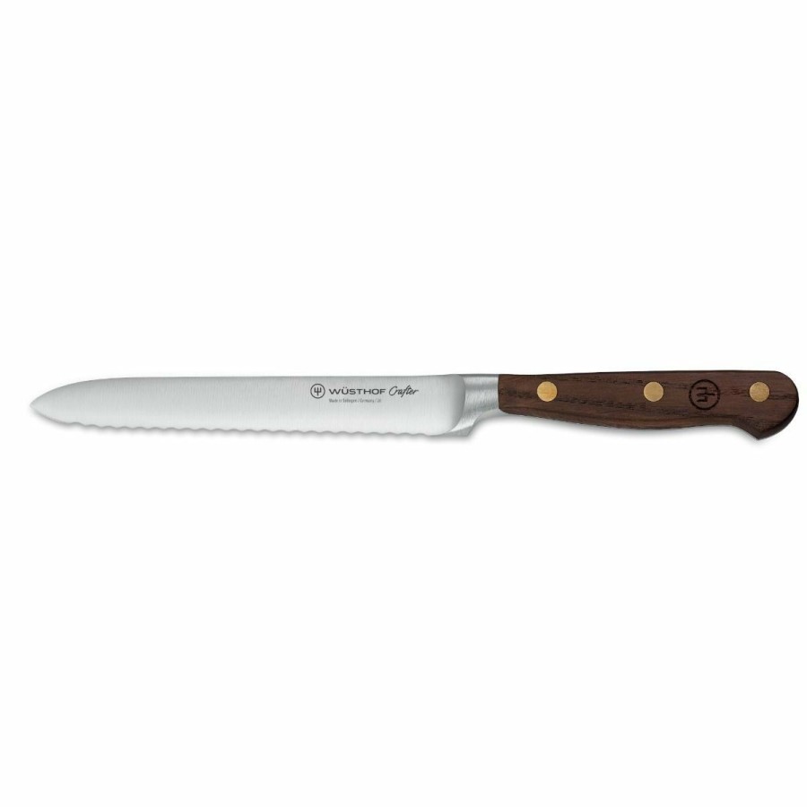 Knives * | Wusthof Cutlery Wusthof Crafter 5 Serrated Utility Knife