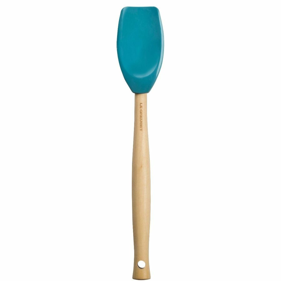 Cooks' Tools * | Le Creuset Craft Series Spatula Spoon | Caribbean Blue