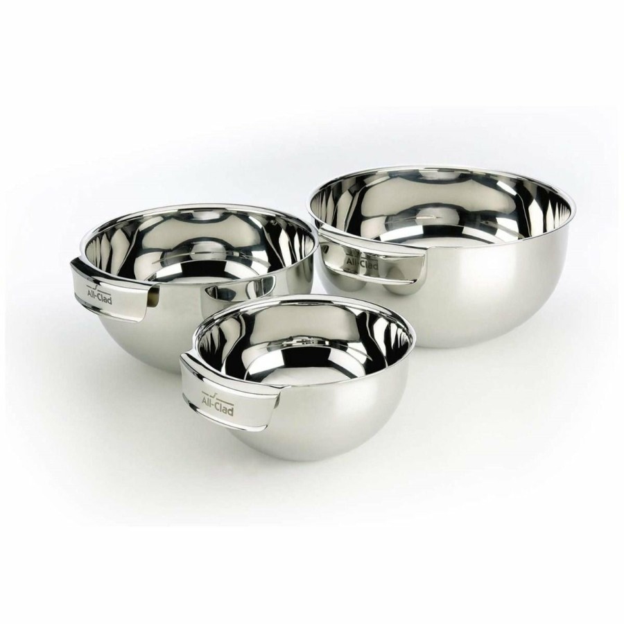 Cooks' Tools * | All-Clad Stainless Steel Mixing Bowl Set