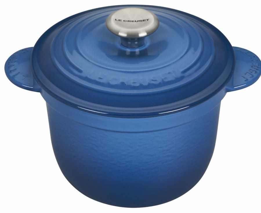 Cooks' Tools * | Le Creuset Cast Iron Rice Pot | Marseille Blue