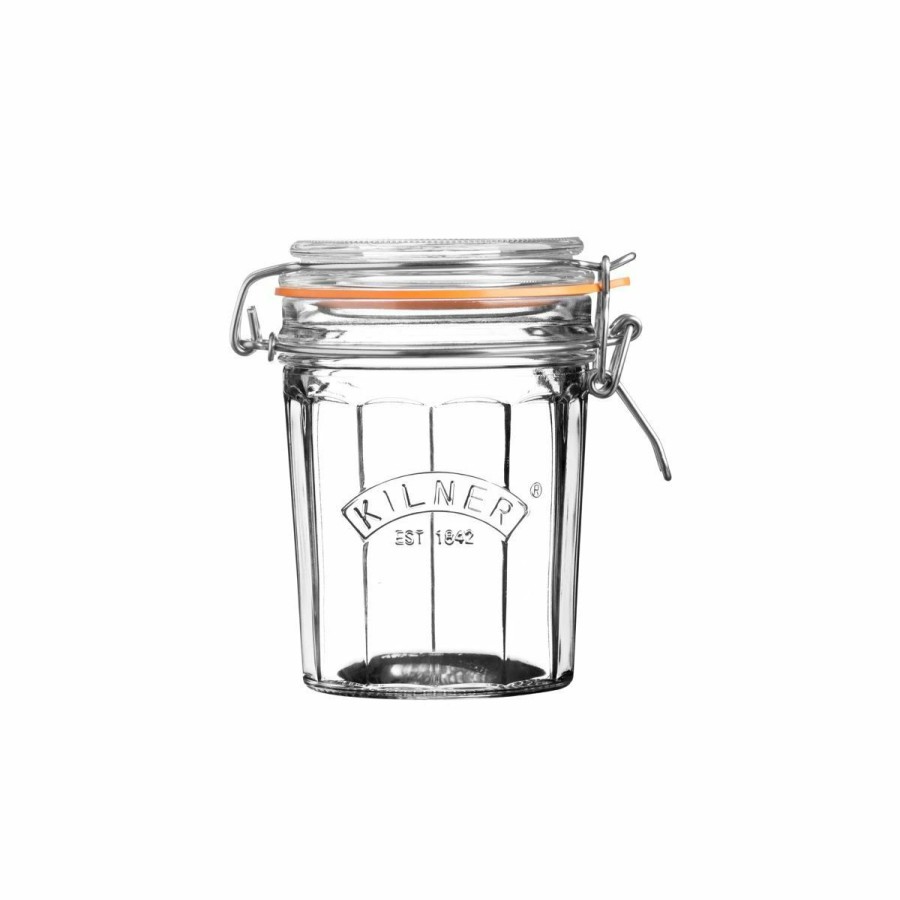 Glassware & Tabletop * | Kilner Facetted Clip Top Jar | 15.2Oz