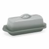 Glassware & Tabletop * | Chantal Butter Dish Fade Gray