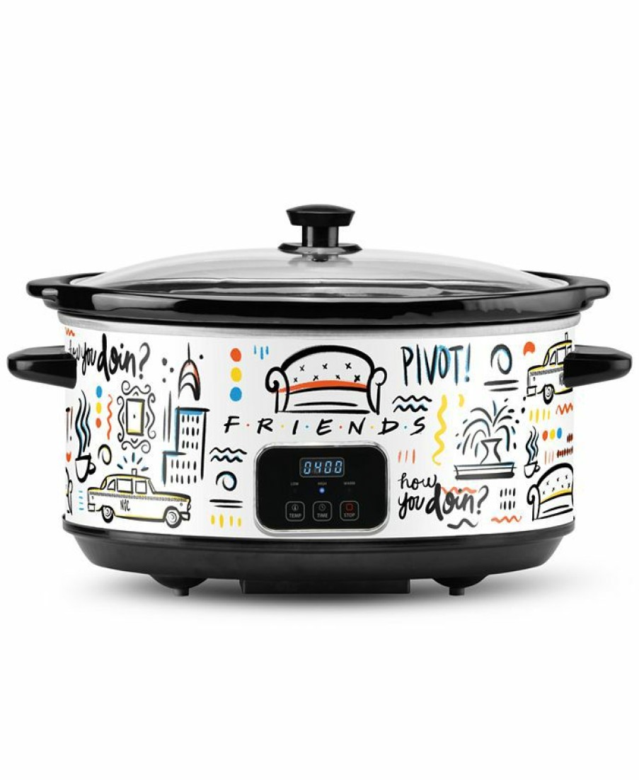 Kitchen * | Friends 7-Qt Oval Slow Cooker White