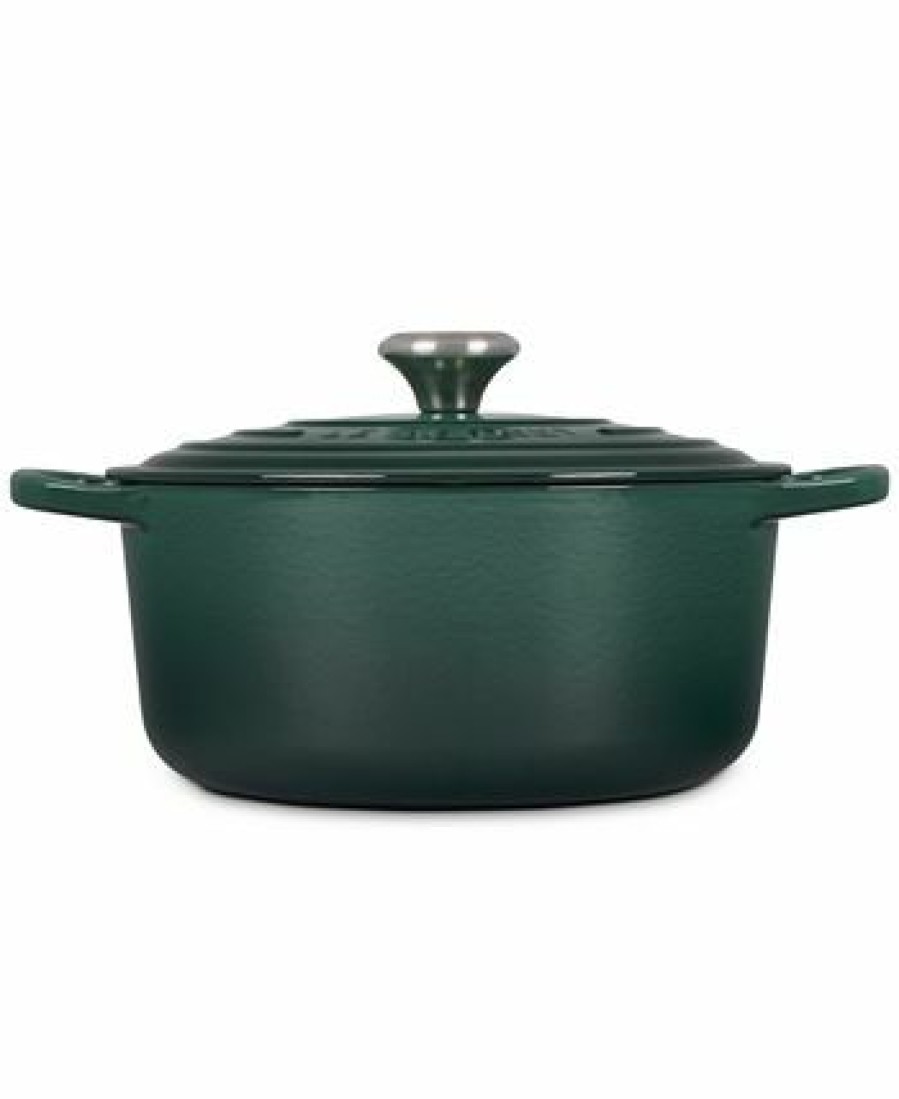 Kitchen * | Le Creuset 5.5-Qt. Signature Enameled Cast Iron Round Dutch Oven Artichaut