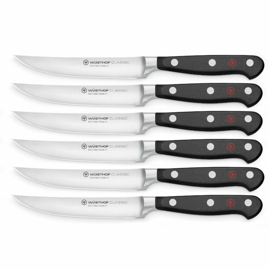 Knives * | Wusthof Cutlery Wusthof Classic 6-Piece Steak Knife Set