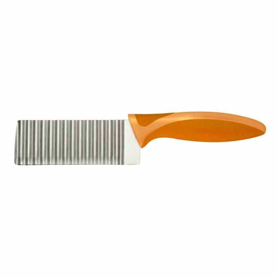 Knives * | Zyliss 4.25 Crinkle Cut Knife | Orange