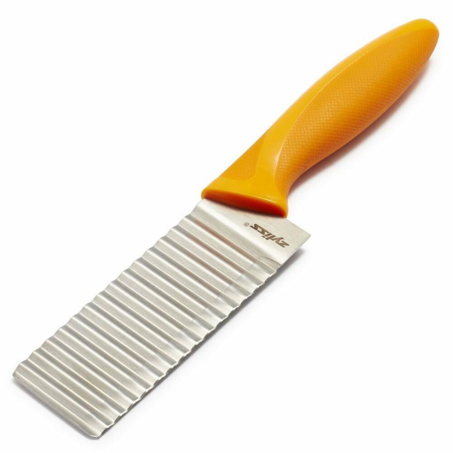 Knives * | Zyliss 4.25 Crinkle Cut Knife | Orange