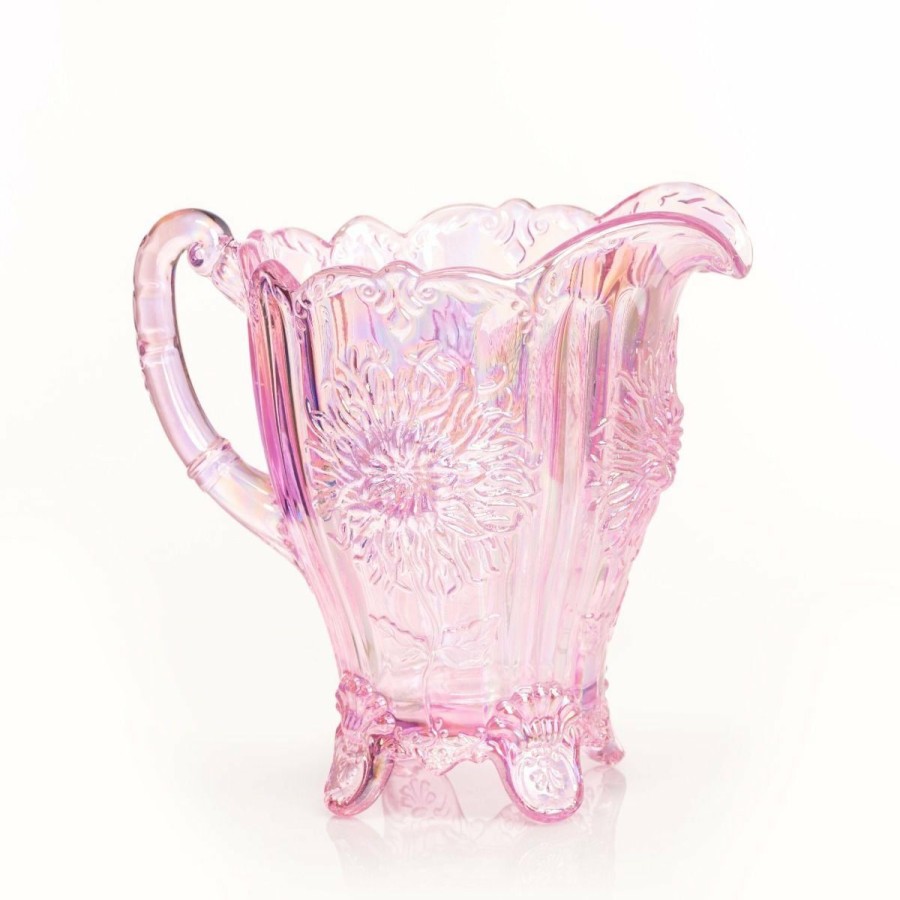 Glassware & Tabletop * | Mosser Glass Dahlia 48Oz Pitcher | Passion Pink Carnival