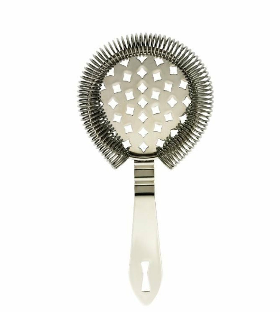 Glassware & Tabletop * | Mercer Barfly Classic Hawthorne Spring Bar Strainer | Stainless Steel