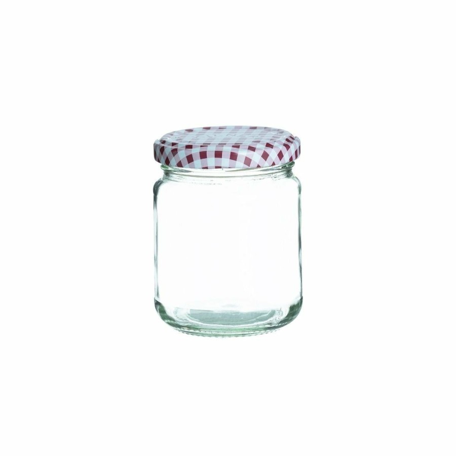 Glassware & Tabletop * | Kilner Twist Top Round Jar (Red) | 7.7 Oz