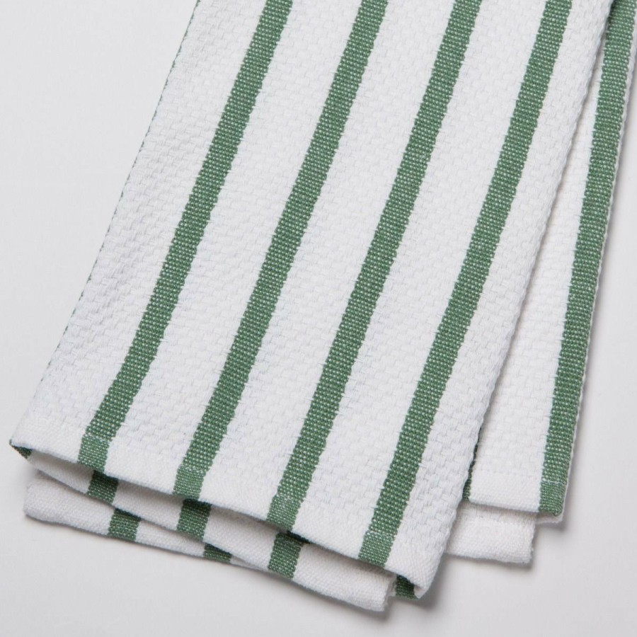 Glassware & Tabletop * | Danica Brands Now Designs By Danica Basketweave Dishtowel | Elm Green