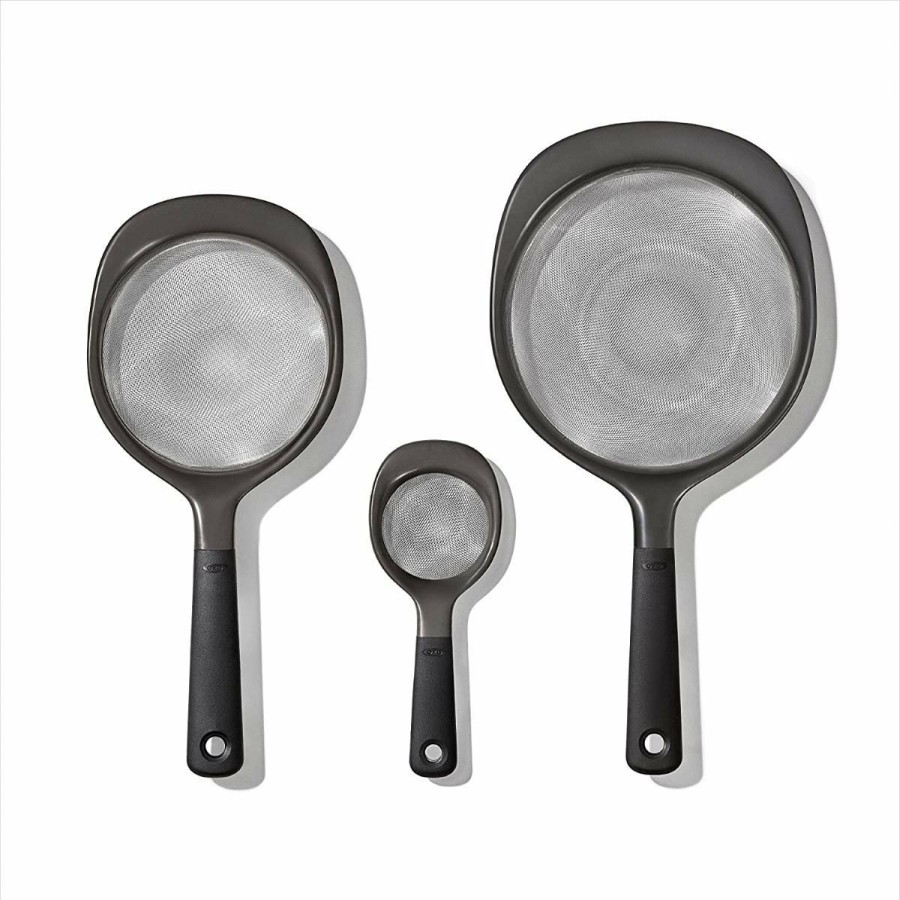 Cooks' Tools * | Oxo Good Grips Strainer Set | 3-Piece