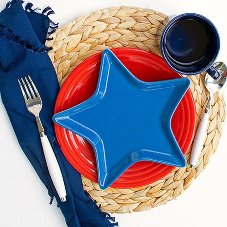 Glassware & Tabletop * | Fiesta Star Plate | Lapis