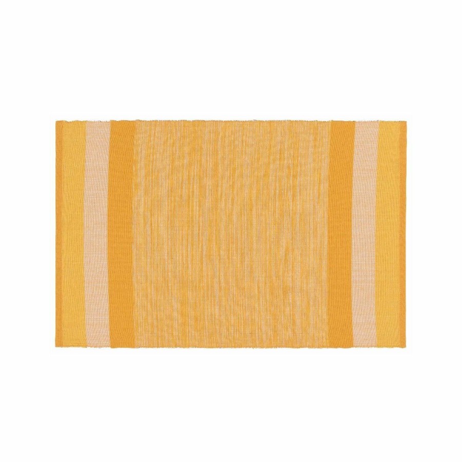 Glassware & Tabletop * | Danica Brands Now Designs By Danica Second Spin 13 X 20 Placemats (Set Of 4) | Badhami Yellow