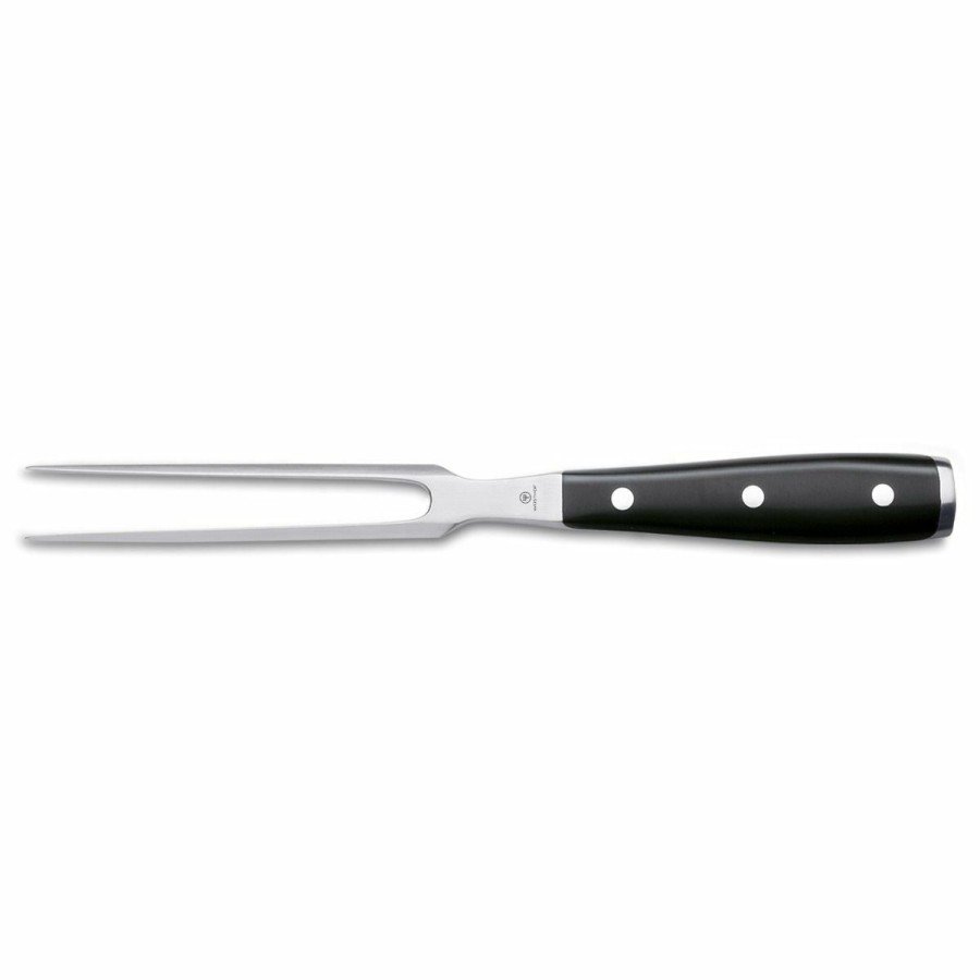 Knives * | Wusthof Cutlery Wusthof Classic Ikon 6 Meat Fork | Straight