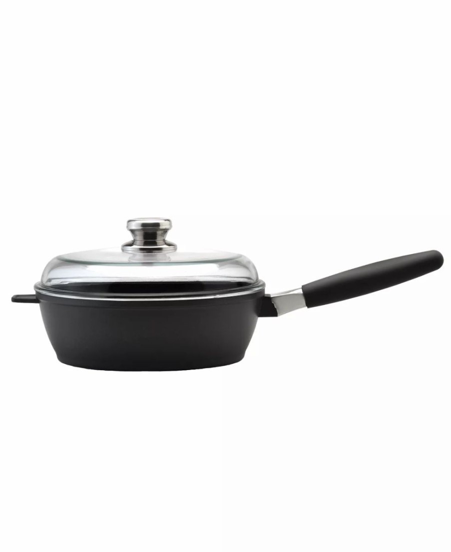 Kitchen * | Berghoff Eurocast Non-Stick 9.5 Cov Saute Pan Black