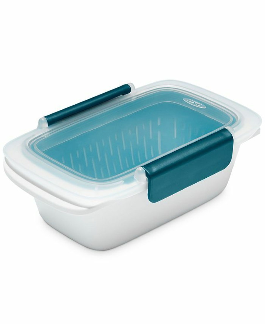 Kitchen * | Oxo Good Grips Prep & Go Colander Container Blue