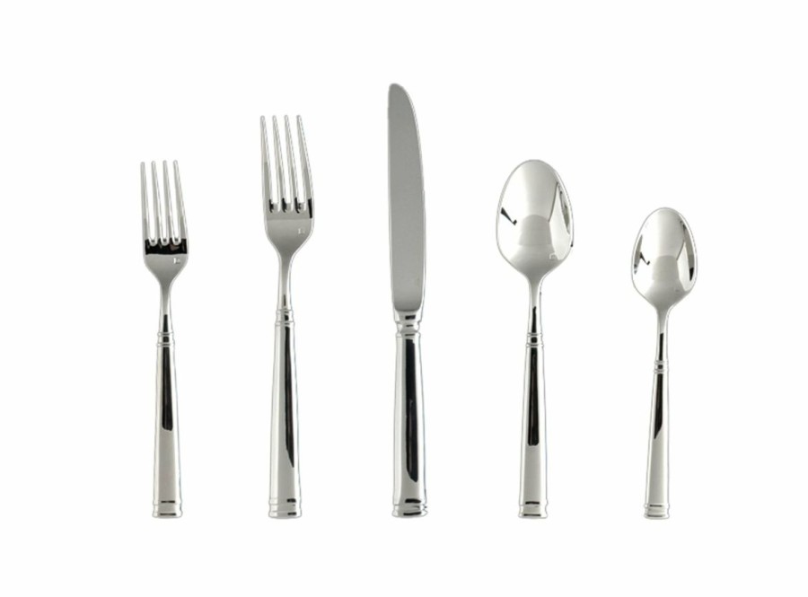 Glassware & Tabletop * | Fortessa Bistro 5-Piece Flatware Place Setting