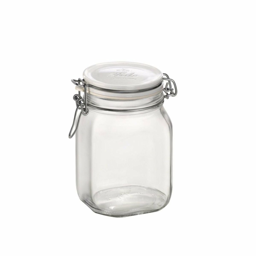 Cooks' Tools * | Bormioli Rocco 33.75Oz Swing Top Fido Jar | White Top