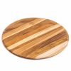 Knives * | Teakhaus Elegant Round Edge Grain Cutting/Serving Board | 13 X 0.55