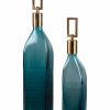 Misc_Gifts * | Uttermost Annabella Teal Glass Bottles, Set Of 2