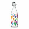 Glassware & Tabletop * | Cerve 33.8Oz Swing Top Lory Glass Bottle | Love Rainbow