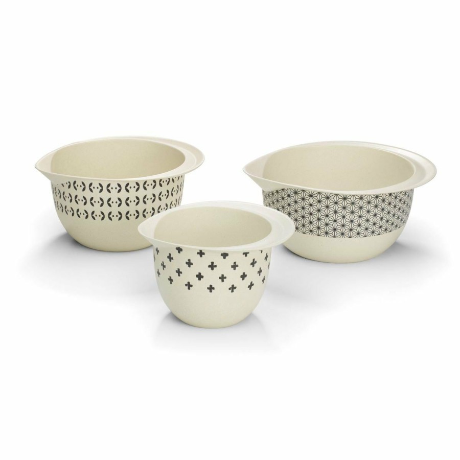 Cooks' Tools * | Cuisinart Bamboo Fiber Mixing Bowls | Set Of 3