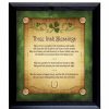 Misc_Gifts * | American Coin Treasures Hree Irish Blessings With 4 Lucky Irish Pennies Wall Frame Multi