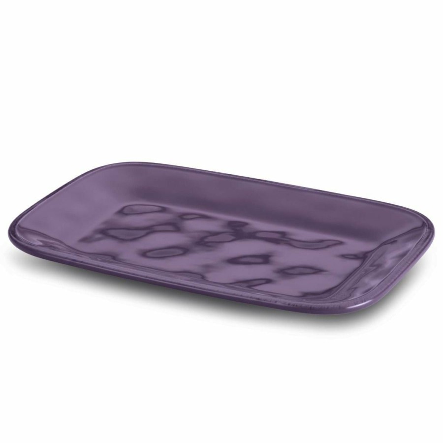 Glassware & Tabletop * | Rachael Ray Cucina Collection 8 X 12 Rectangular Platter | Lavender Purple