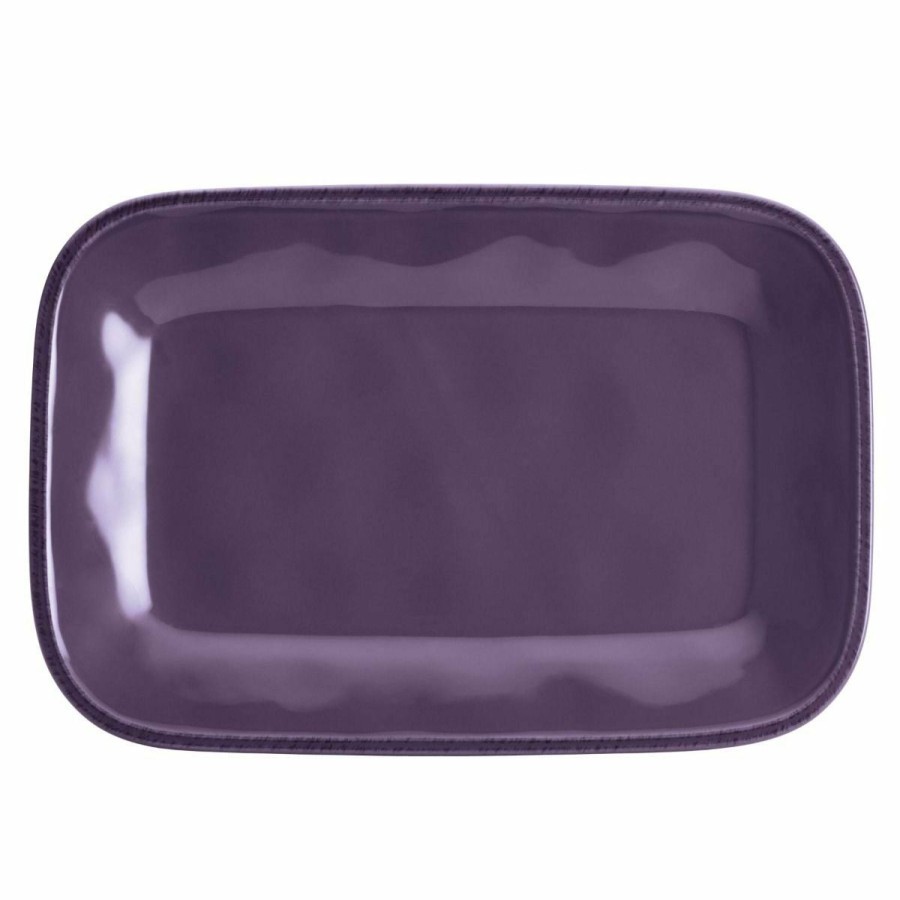 Glassware & Tabletop * | Rachael Ray Cucina Collection 8 X 12 Rectangular Platter | Lavender Purple