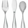 Kitchen * | Nambe Kibo Toddler Flatware Set Silver