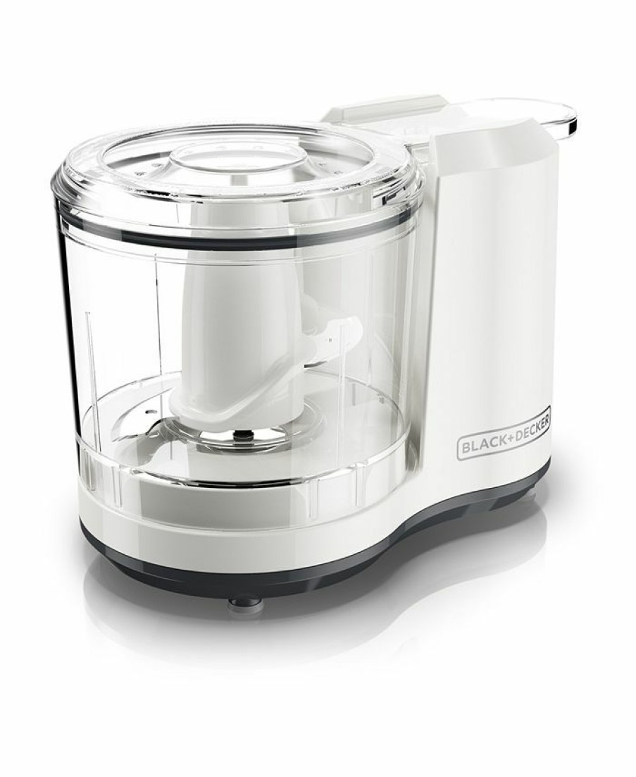 Kitchen * | Black & Decker 1.5-Cup One-Touch Chopper White