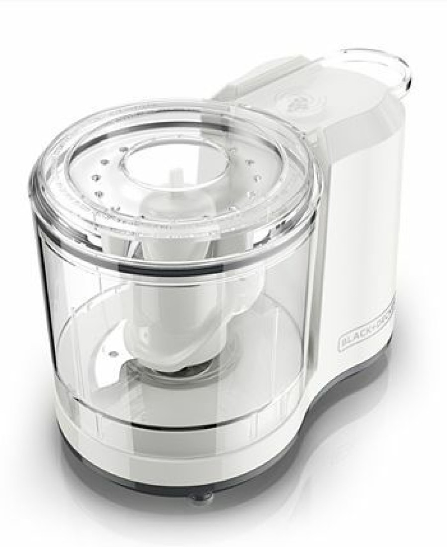 Kitchen * | Black & Decker 1.5-Cup One-Touch Chopper White