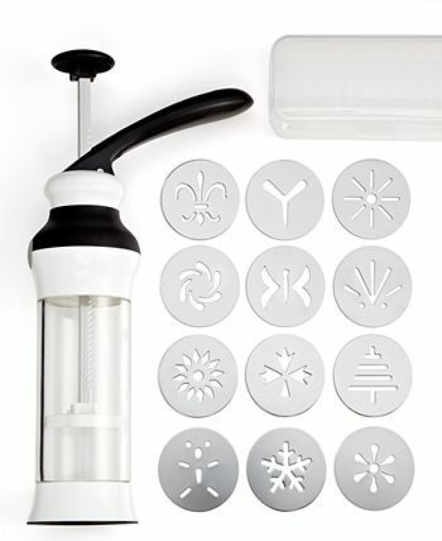 Kitchen * | Oxo 12 Disks Cookie Press With Storage Case